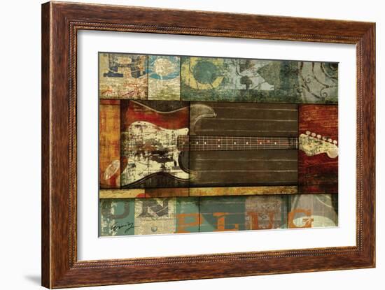 Rock Guitar-Eric Yang-Framed Premium Giclee Print