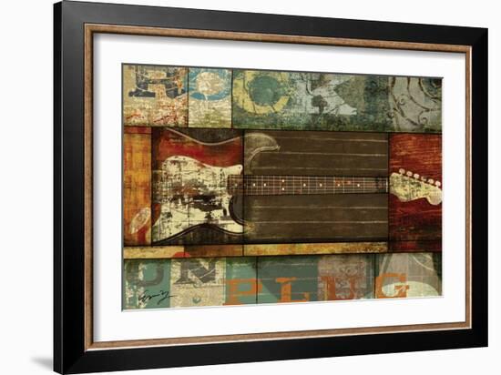 Rock Guitar-Eric Yang-Framed Premium Giclee Print