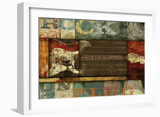 Rock Guitar-Eric Yang-Framed Premium Giclee Print