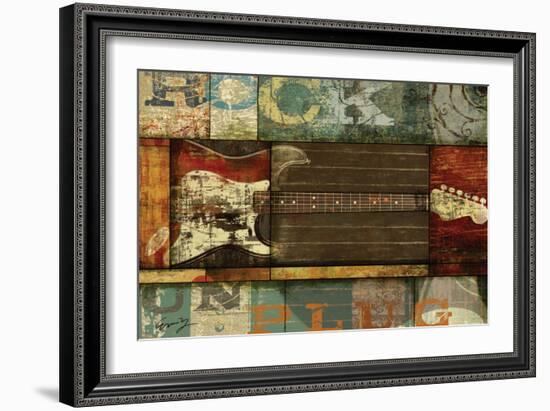 Rock Guitar-Eric Yang-Framed Premium Giclee Print