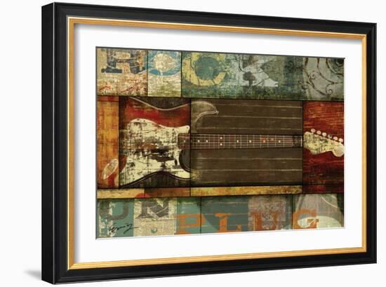 Rock Guitar-Eric Yang-Framed Premium Giclee Print