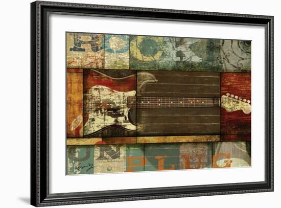 Rock Guitar-Eric Yang-Framed Art Print