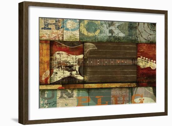 Rock Guitar-Eric Yang-Framed Art Print