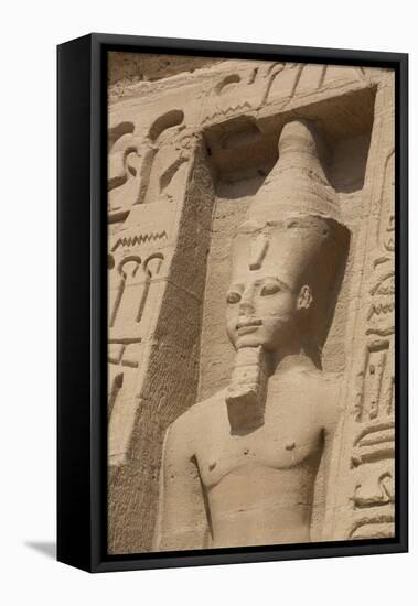 Rock-Hewn Statue of Ramses Ii-Richard Maschmeyer-Framed Premier Image Canvas