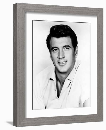 Rock Hudson, 1950s-null-Framed Photo