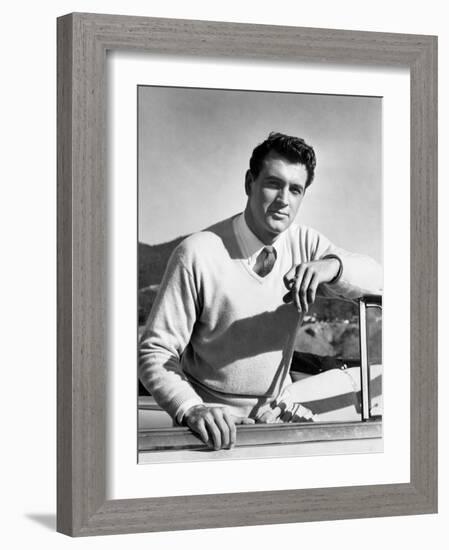 Rock Hudson, 1954-null-Framed Photo