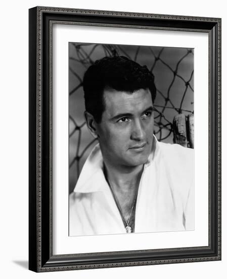 Rock Hudson, 1956-null-Framed Photographic Print