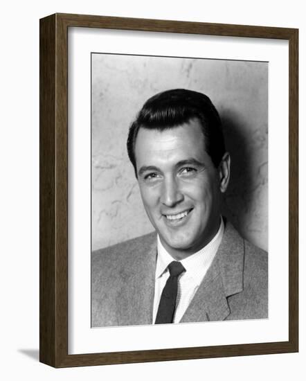 Rock Hudson, 1959-null-Framed Photo