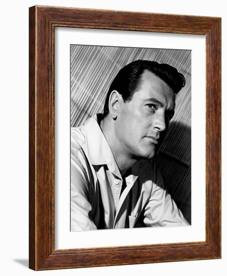 Rock Hudson, 1960-null-Framed Photo