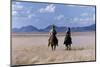 Rock Hudson and Elizabeth Taylor Ride Horses During the Filming of 'Giant', Marfa, Texas, 1956-Allan Grant-Mounted Photographic Print