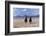 Rock Hudson and Elizabeth Taylor Ride Horses During the Filming of 'Giant', Marfa, Texas, 1956-Allan Grant-Framed Photographic Print