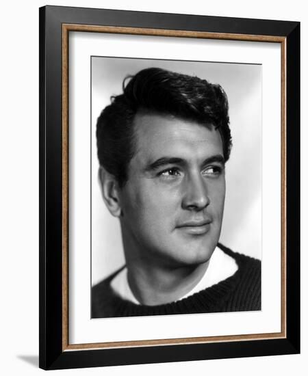 Rock Hudson, c.1950s-null-Framed Photo