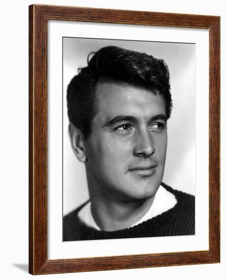 Rock Hudson, c.1950s-null-Framed Photo