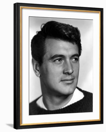 Rock Hudson, c.1950s-null-Framed Photo