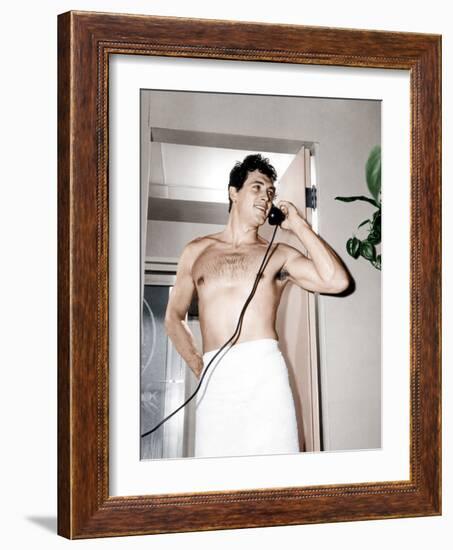 Rock Hudson, ca. 1950s-null-Framed Photo