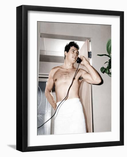 Rock Hudson, ca. 1950s-null-Framed Photo