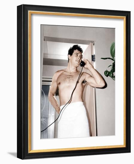 Rock Hudson, ca. 1950s-null-Framed Photo