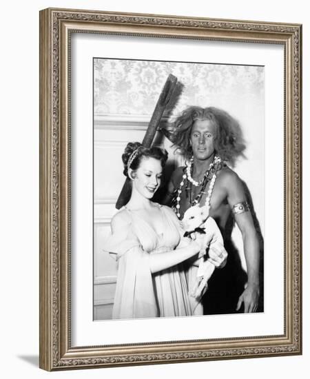 Rock Hudson, Piper Laurie-null-Framed Photographic Print