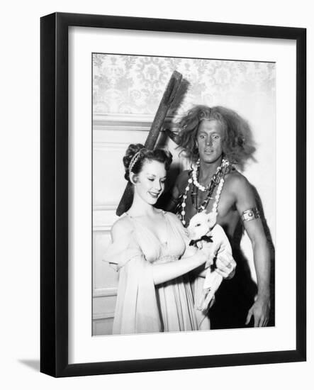 Rock Hudson, Piper Laurie-null-Framed Photographic Print