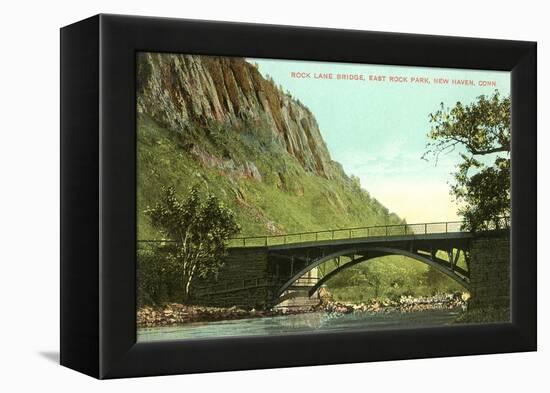 Rock Lane Bridge, New Haven, Connecticut-null-Framed Stretched Canvas