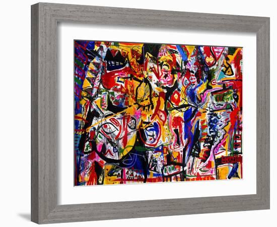 Rock My World-Martin Kalhoej-Framed Art Print