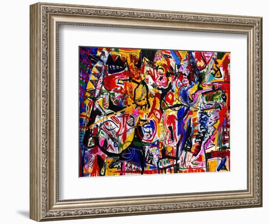 Rock My World-Martin Kalhoej-Framed Art Print