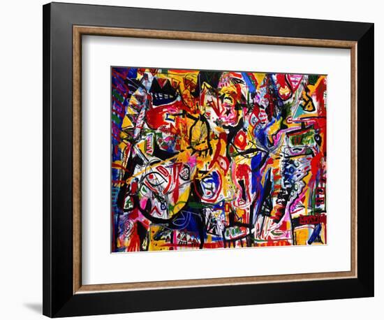 Rock My World-Martin Kalhoej-Framed Art Print