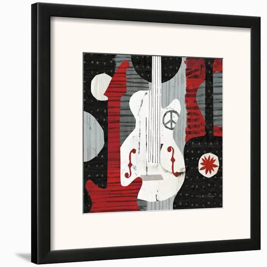Rock 'n Roll Guitars-Michael Mullan-Framed Art Print