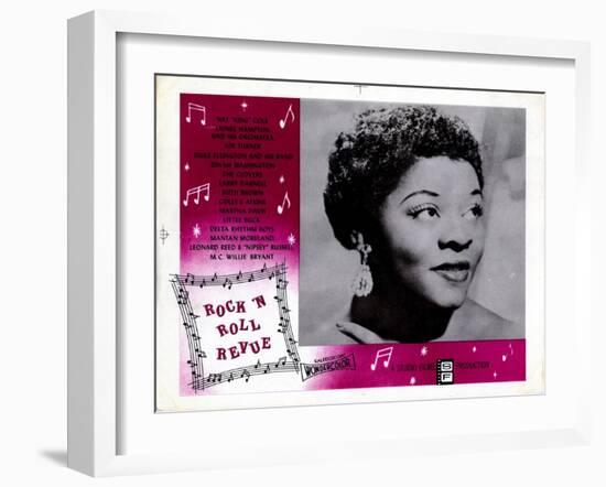 Rock 'N' Roll Revue, Dinah Washington, 1955-null-Framed Art Print