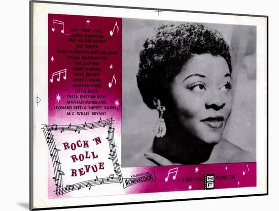 Rock 'N' Roll Revue, Dinah Washington, 1955-null-Mounted Art Print