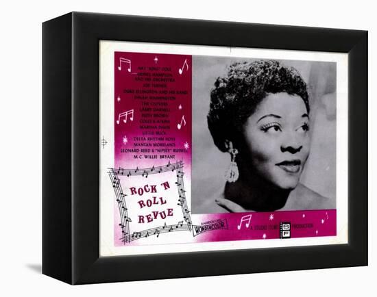 Rock 'N' Roll Revue, Dinah Washington, 1955-null-Framed Stretched Canvas