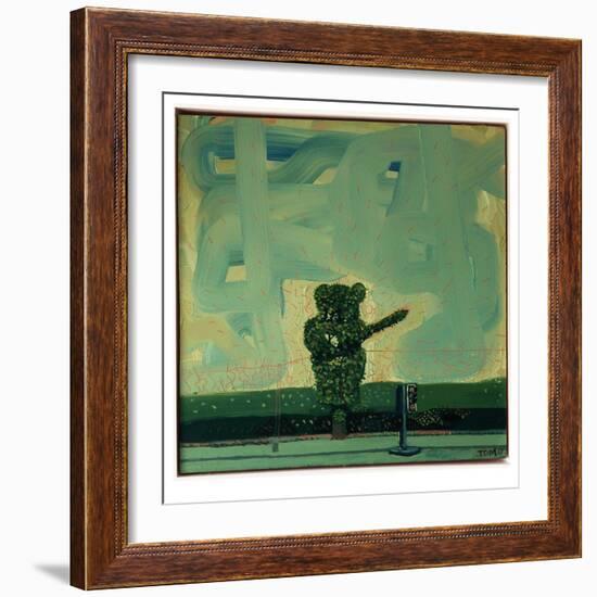 Rock'N'Roll Teddy Bear-Thomas MacGregor-Framed Giclee Print