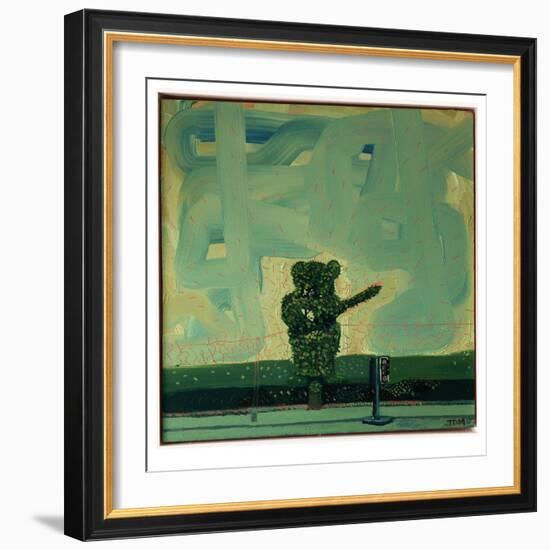 Rock'N'Roll Teddy Bear-Thomas MacGregor-Framed Giclee Print