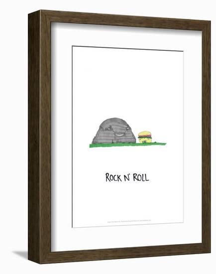 Rock 'n' Roll - Tom Cronin Doodles Cartoon Print-Tom Cronin-Framed Giclee Print