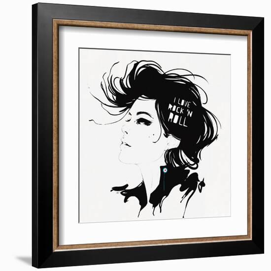 Rock N Roll-Manuel Rebollo-Framed Art Print