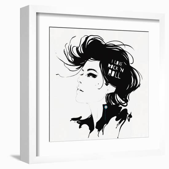 Rock N Roll-Manuel Rebollo-Framed Art Print