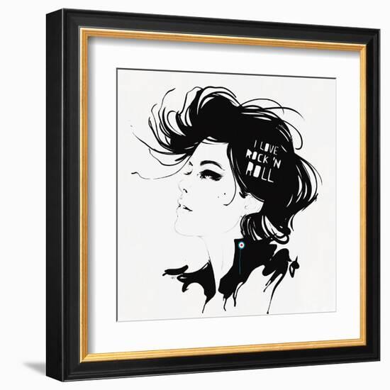 Rock N Roll-Manuel Rebollo-Framed Art Print