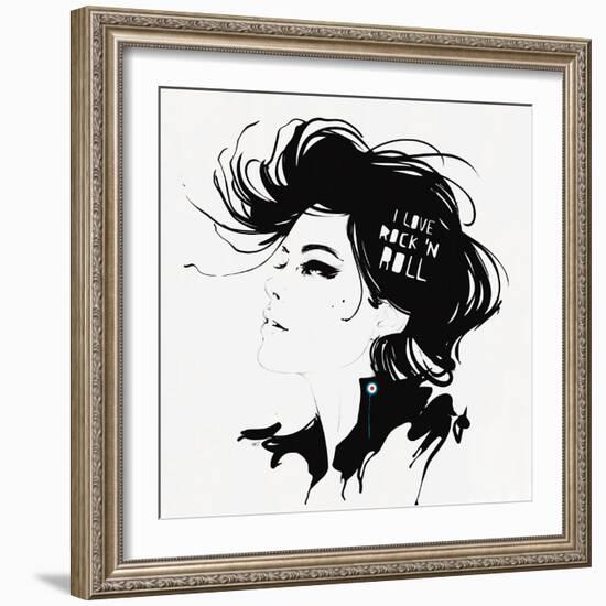 Rock N Roll-Manuel Rebollo-Framed Art Print