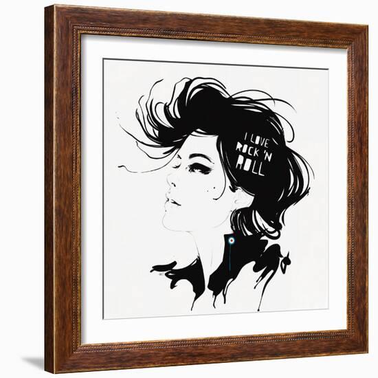 Rock N Roll-Manuel Rebollo-Framed Art Print