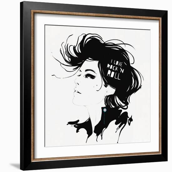 Rock N Roll-Manuel Rebollo-Framed Art Print