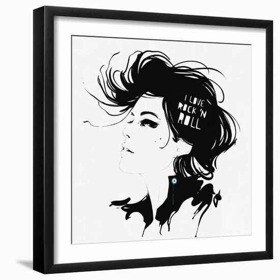 Rock N Roll-Manuel Rebollo-Framed Art Print