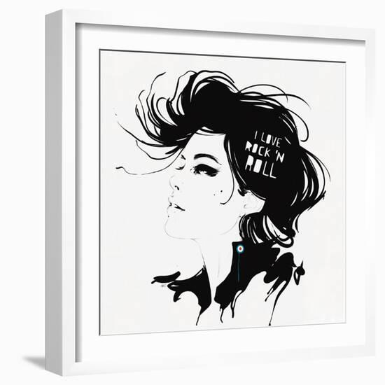 Rock N Roll-Manuel Rebollo-Framed Art Print