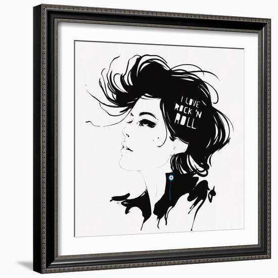 Rock N Roll-Manuel Rebollo-Framed Art Print