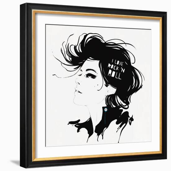 Rock N Roll-Manuel Rebollo-Framed Art Print