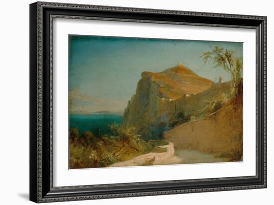 Rock of Tiberius, Capri-Carl Blechen-Framed Giclee Print