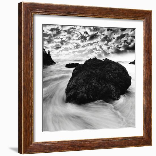 Rock on the Beach-null-Framed Photographic Print