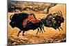 Rock Painting of Bison, circa 17000 BC-null-Mounted Giclee Print