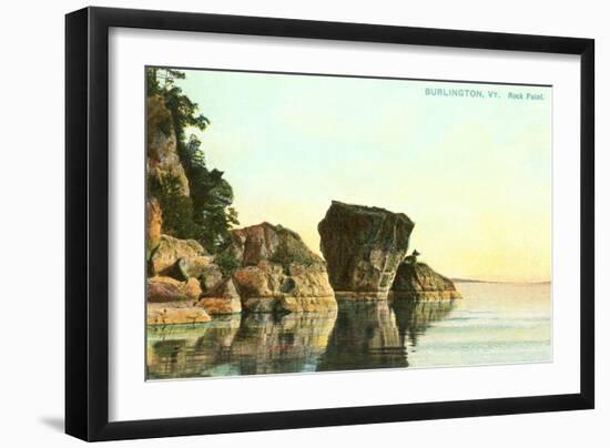 Rock Point, Burlington, Vermont-null-Framed Art Print