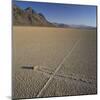 Rock Pushed by Wind in Desert-Micha Pawlitzki-Mounted Photographic Print