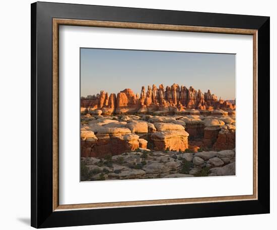 Rock Spires and Grabens at Chesler Park, The Needles, Canyonlands National Park, Utah, USA-Jamie & Judy Wild-Framed Photographic Print